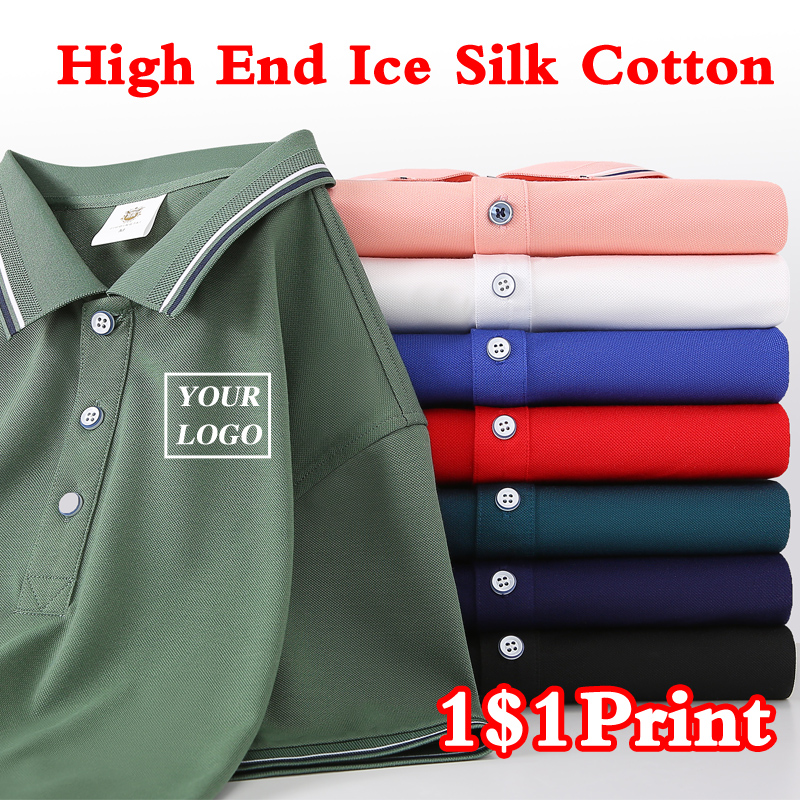 Luxury Lifestyle Women - Customized LOGO Polo Shirt Men Summer