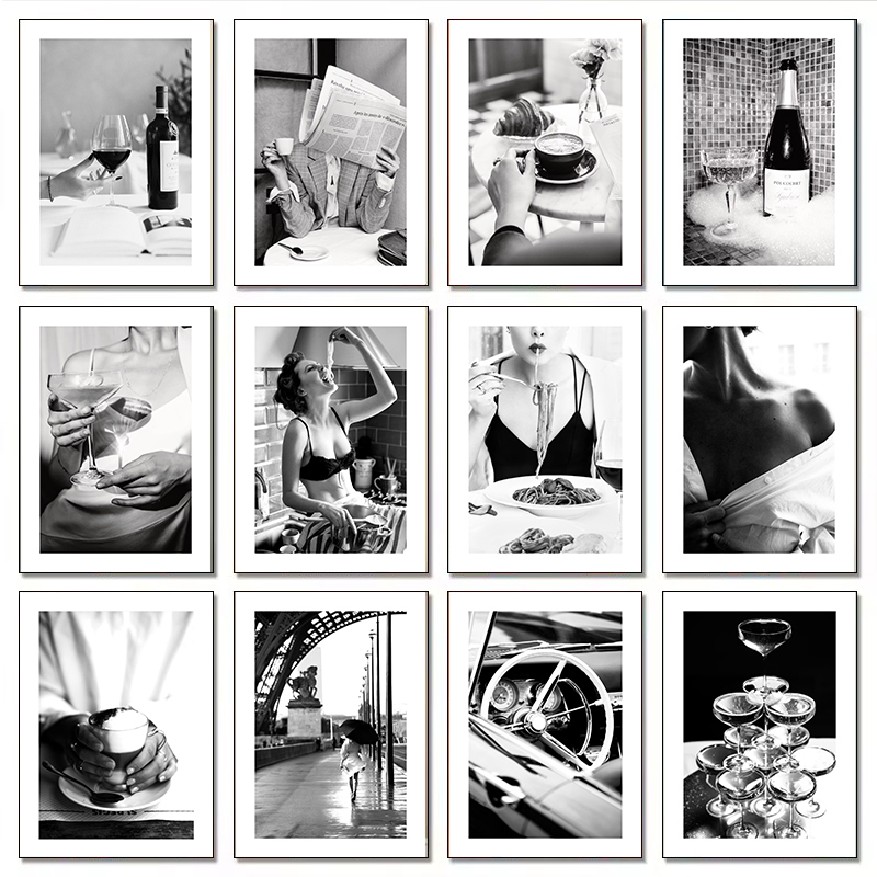 Luxury Lifestyle Photography - Modern Luxury Fashion Champagne Wine Sexy