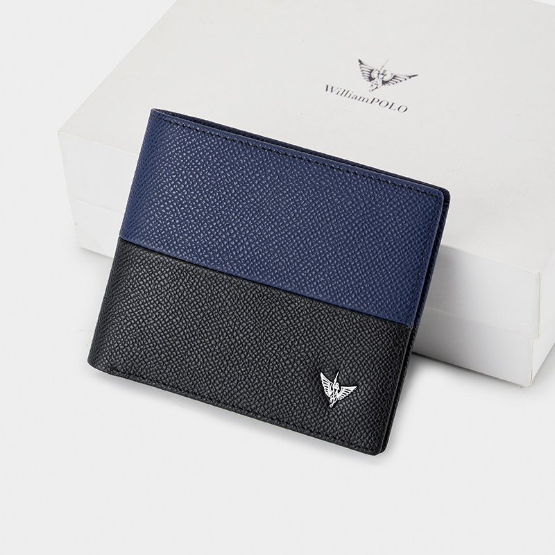 Luxury Lifestyle Photography - Men's Genuine Leather Wallet, 2026 New