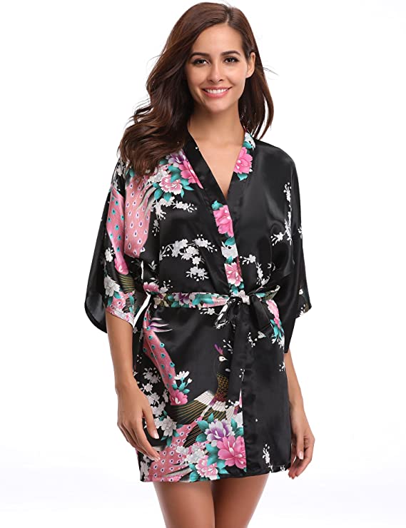 Luxury Lifestyle Women - Silk Satin Wedding Bride Bridesmaid Robe