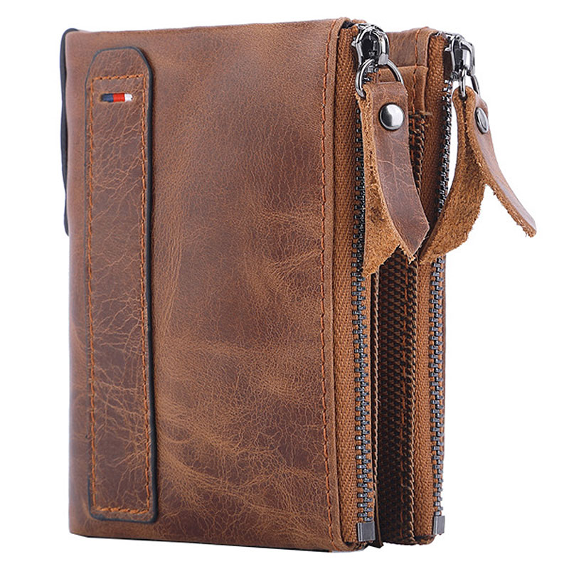 Luxury Lifestyle Photography - Men Wallets 100% Genuine Cow Leather