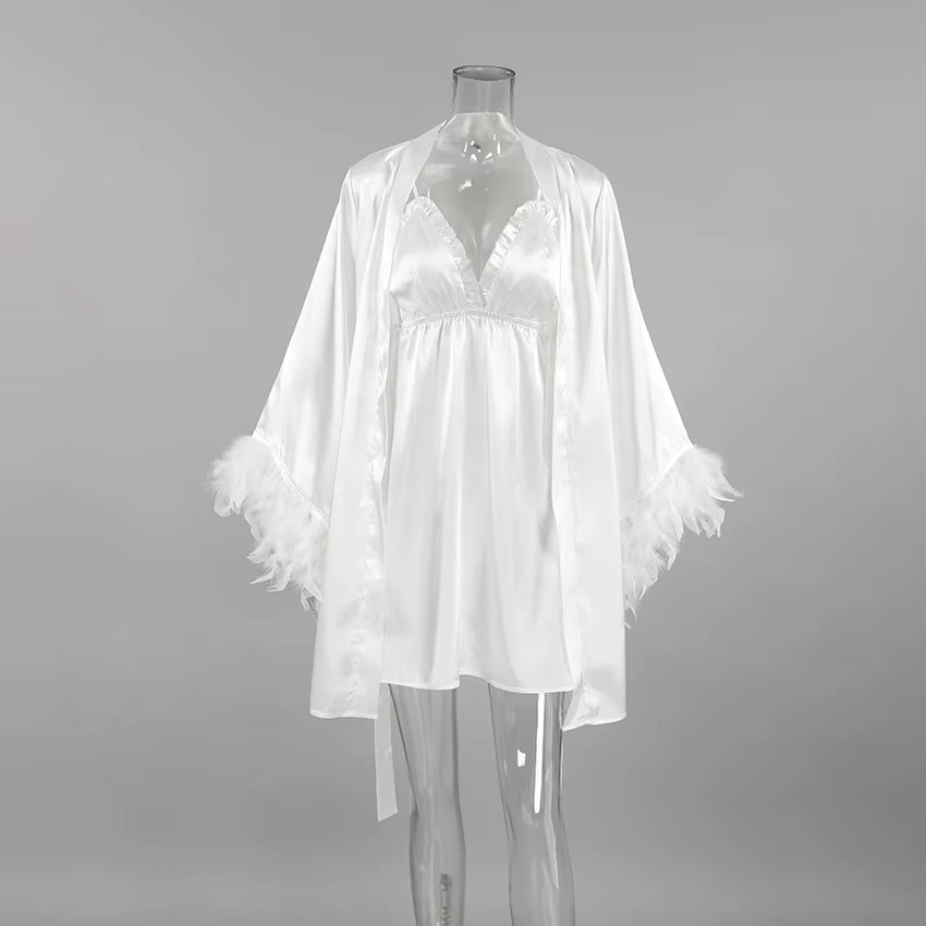 Wedding Bride Robe Morning Gow - Luxury Lifestyle Women ulasan dan harga