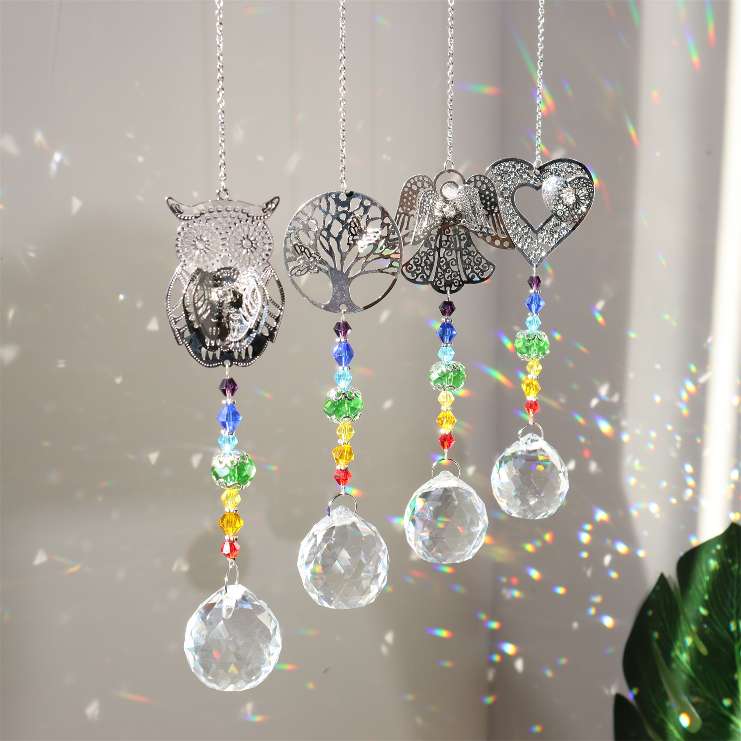 Crystal Sun Catcher Metal Piec - Crystal Ball Decor ulasan dan harga