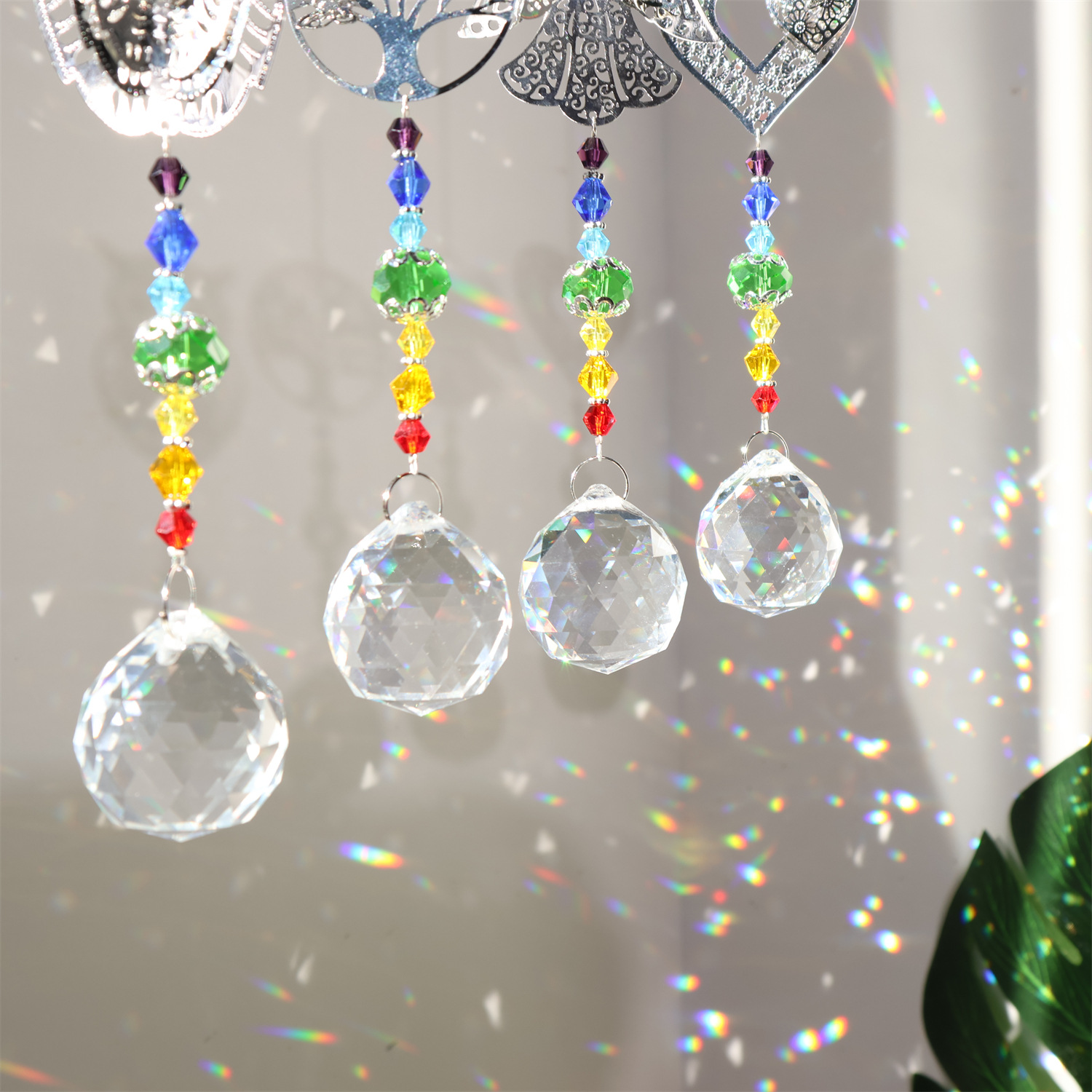 Crystal Sun Catcher Metal Piec - Crystal Ball Decor ulasan dan harga