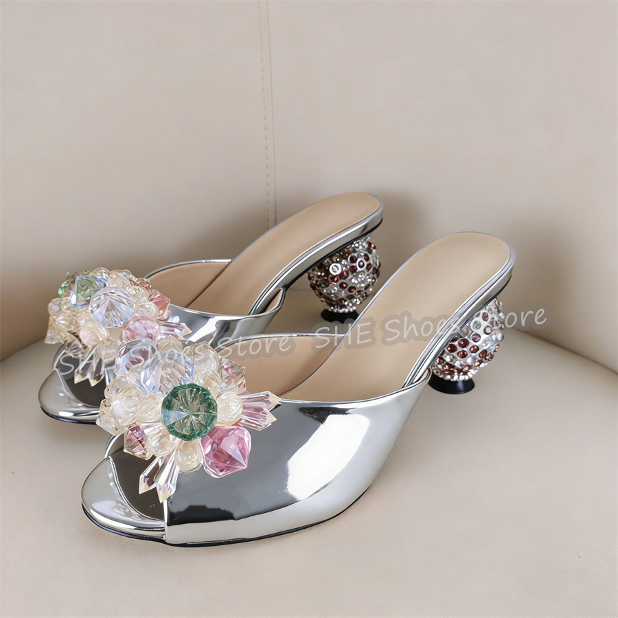 Ball Design Rhinestone Heel Wo - Crystal Ball Decor ulasan dan harga
