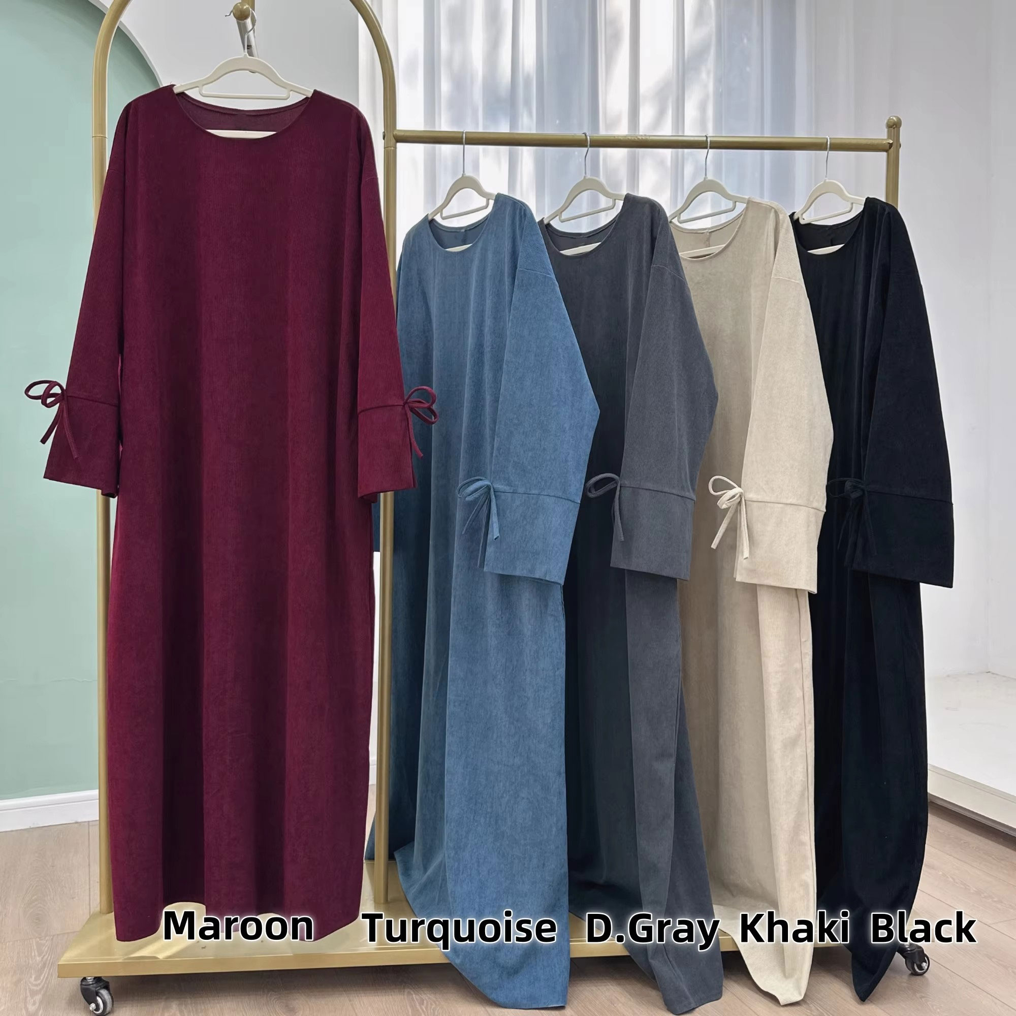 Ramadan Bow-knot Dubai Abaya D - Luxury Lifestyle Women ulasan dan harga