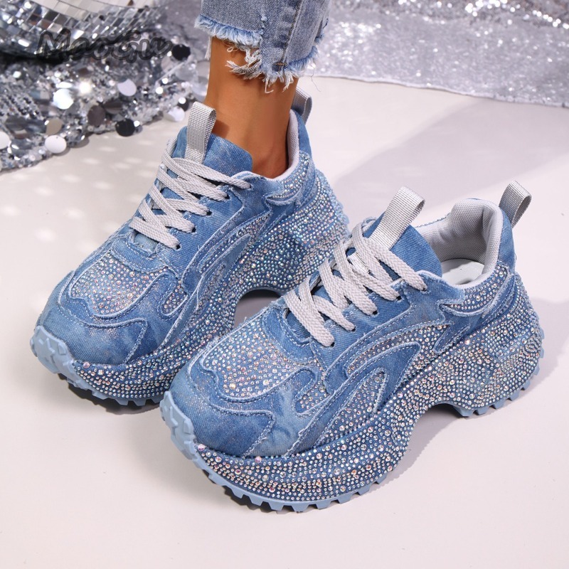 Fashion Rhinestone Women's Chu - Luxury Lifestyle Shoes ulasan dan harga