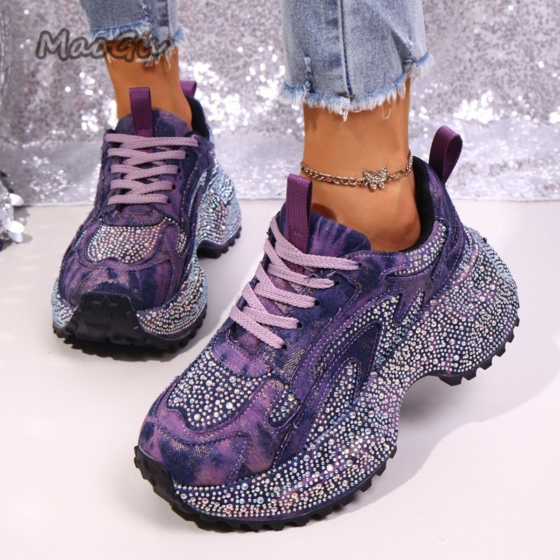 Fashion Rhinestone Women's Chu - Luxury Lifestyle Shoes ulasan dan harga