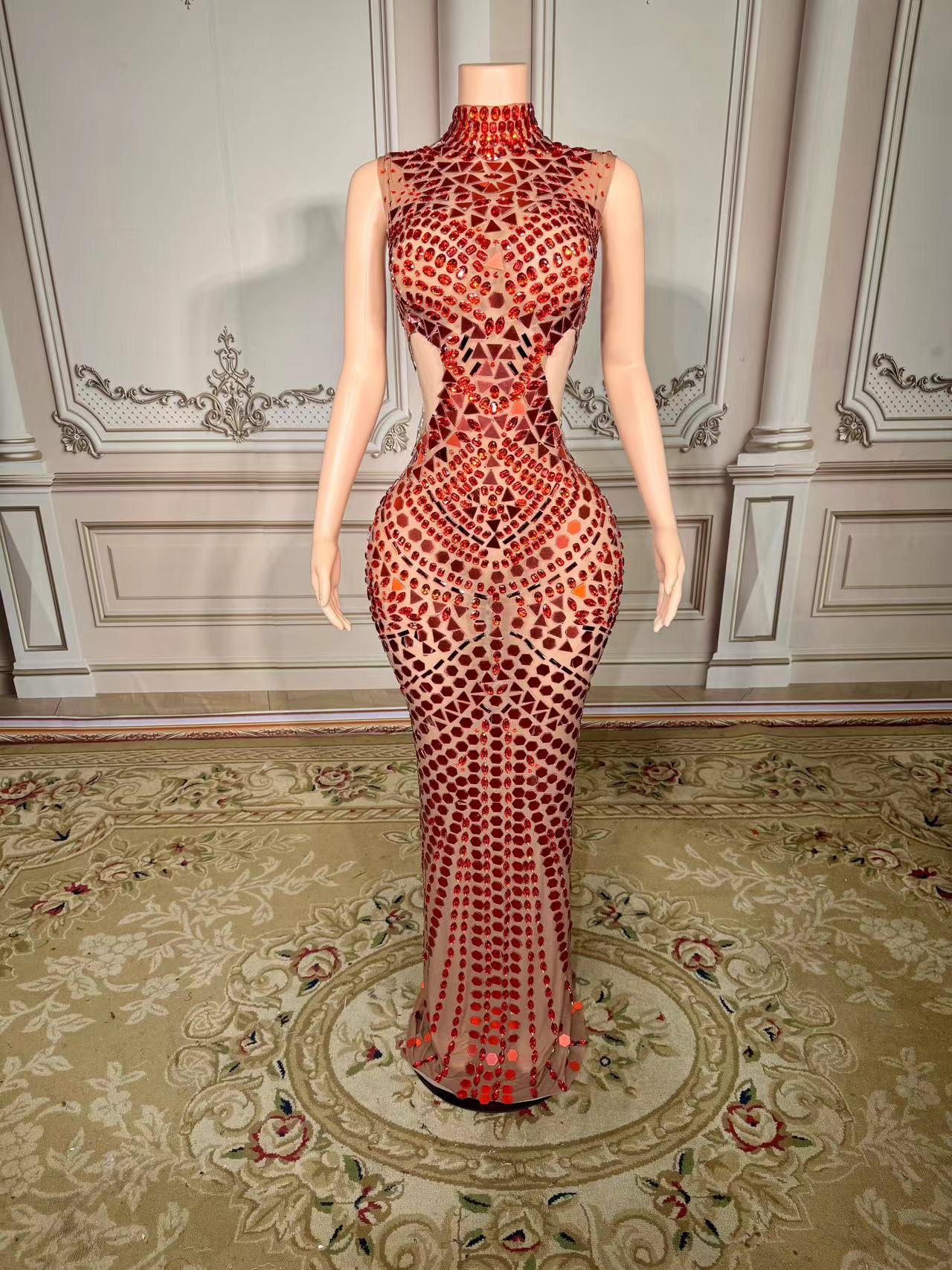 Luxury Mirror Rhinestones Long - Luxury Lifestyle Photography ulasan dan harga