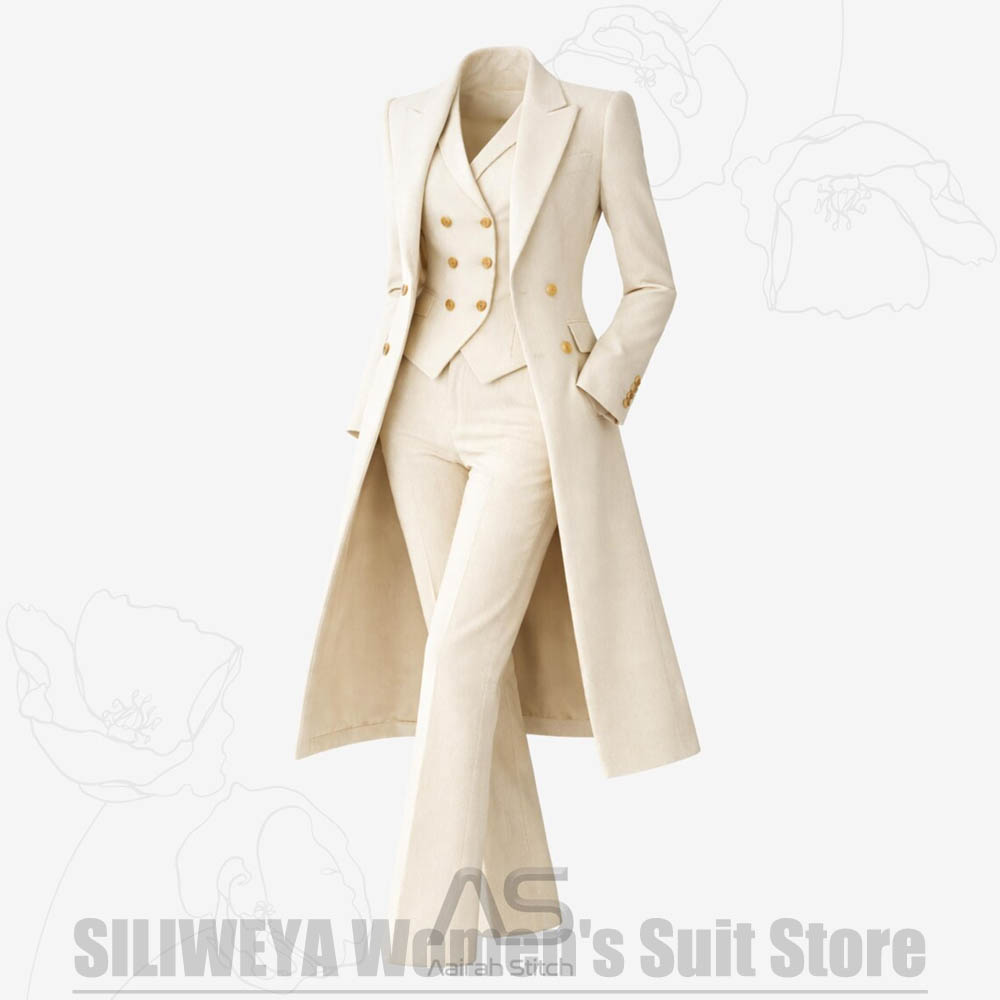 Women's Suit 3 Piece Double Br - Luxury Lifestyle Women ulasan dan harga