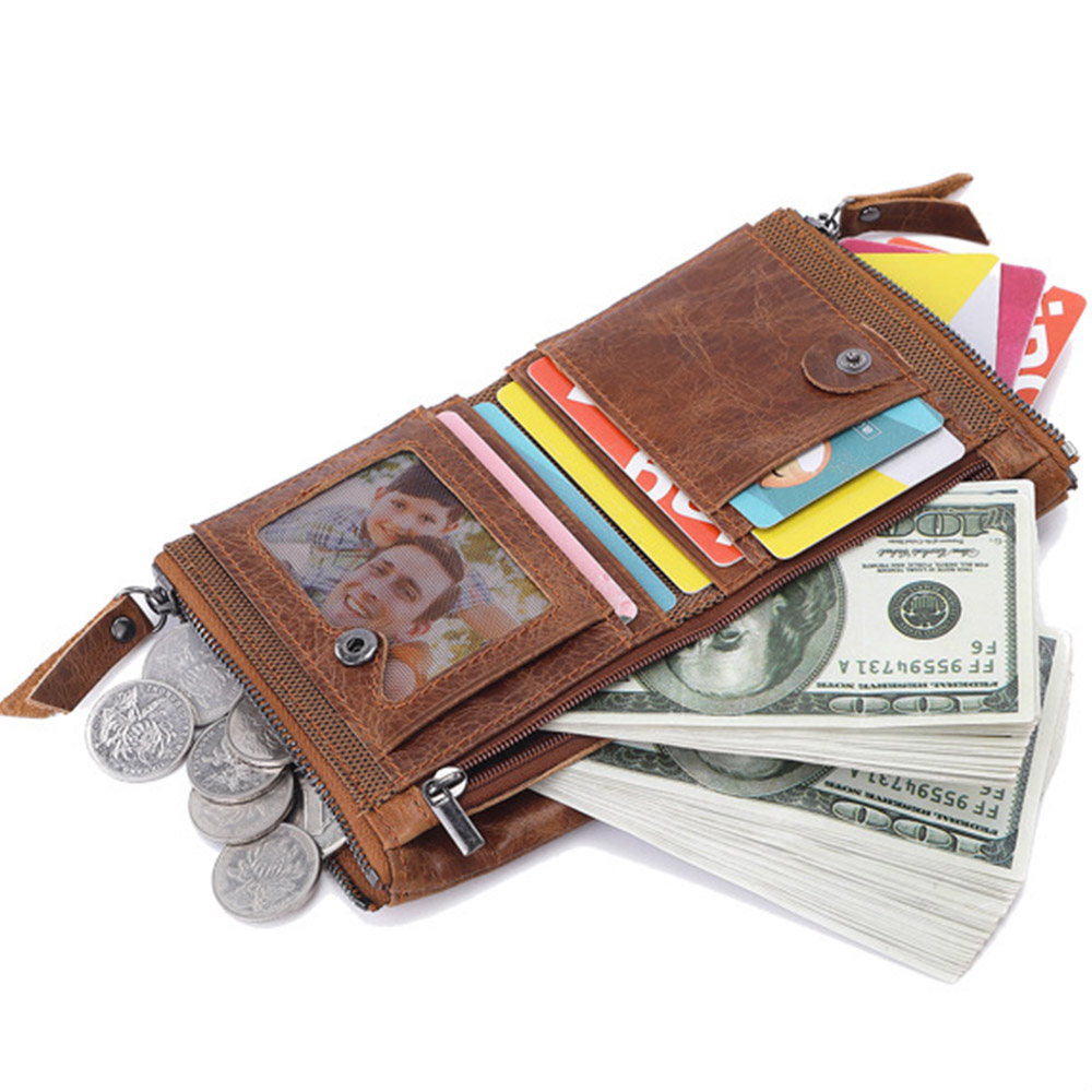 Men Wallets 100% Genuine Cow L - Luxury Lifestyle Photography ulasan dan harga