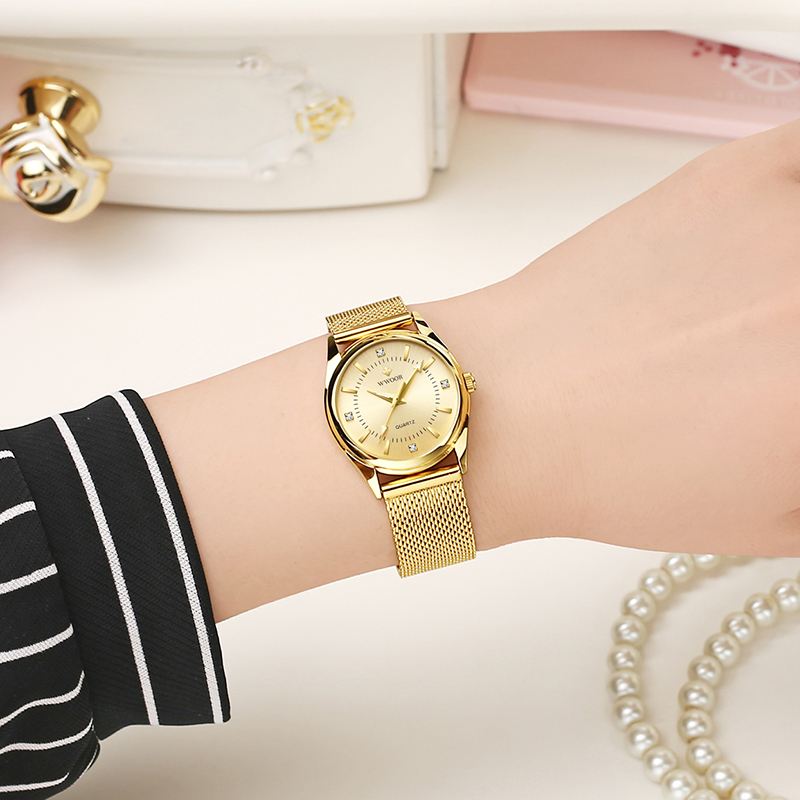 WWOOR Luxury Brand Dress Gold  - Luxury Lifestyle Women ulasan dan harga