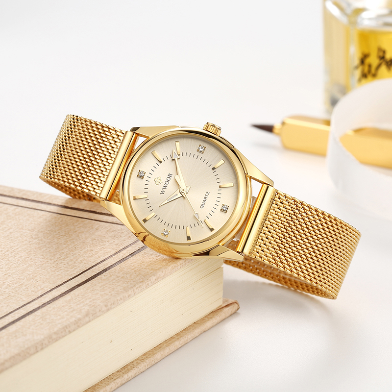 WWOOR Luxury Brand Dress Gold  - Luxury Lifestyle Women ulasan dan harga