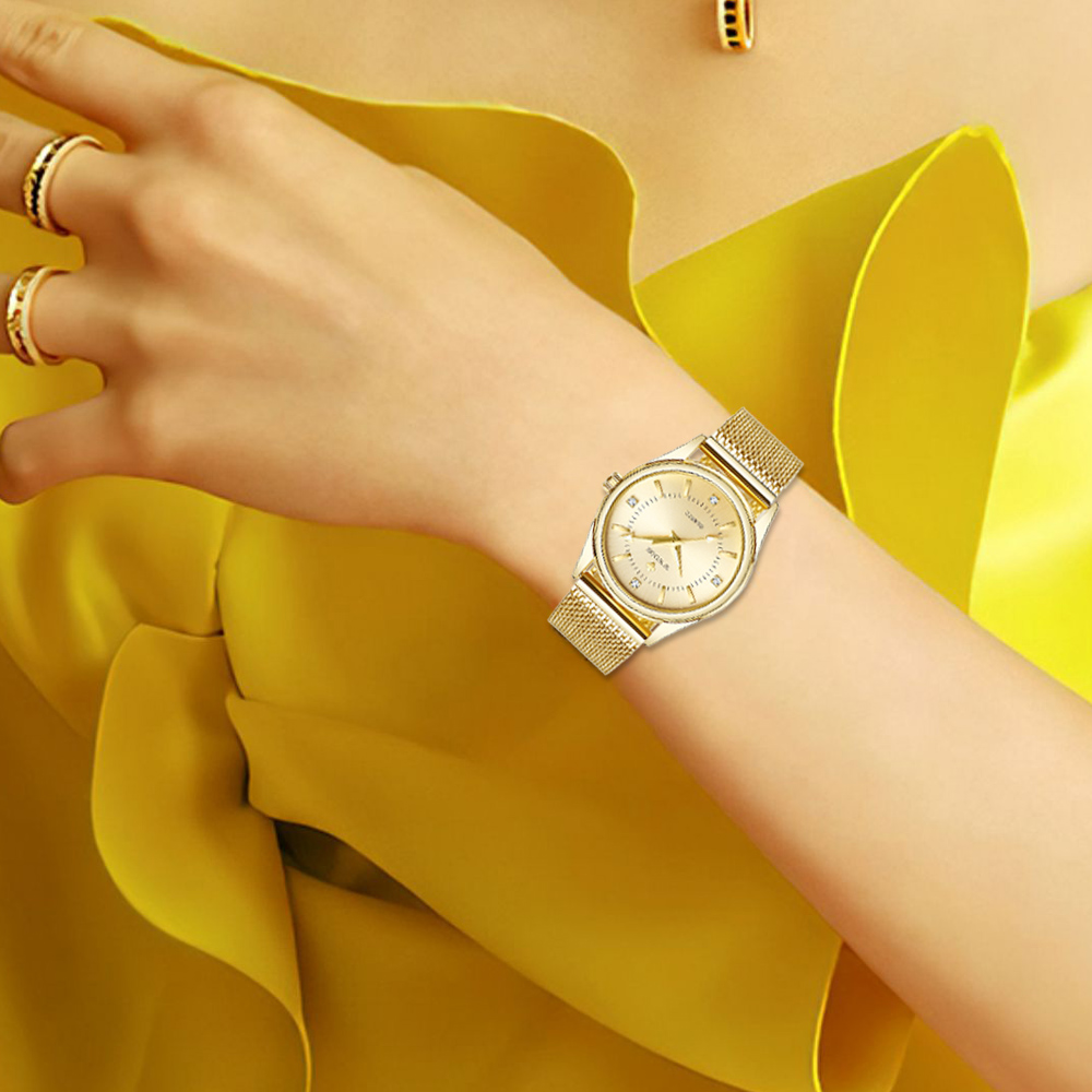 WWOOR Luxury Brand Dress Gold  - Luxury Lifestyle Women ulasan dan harga